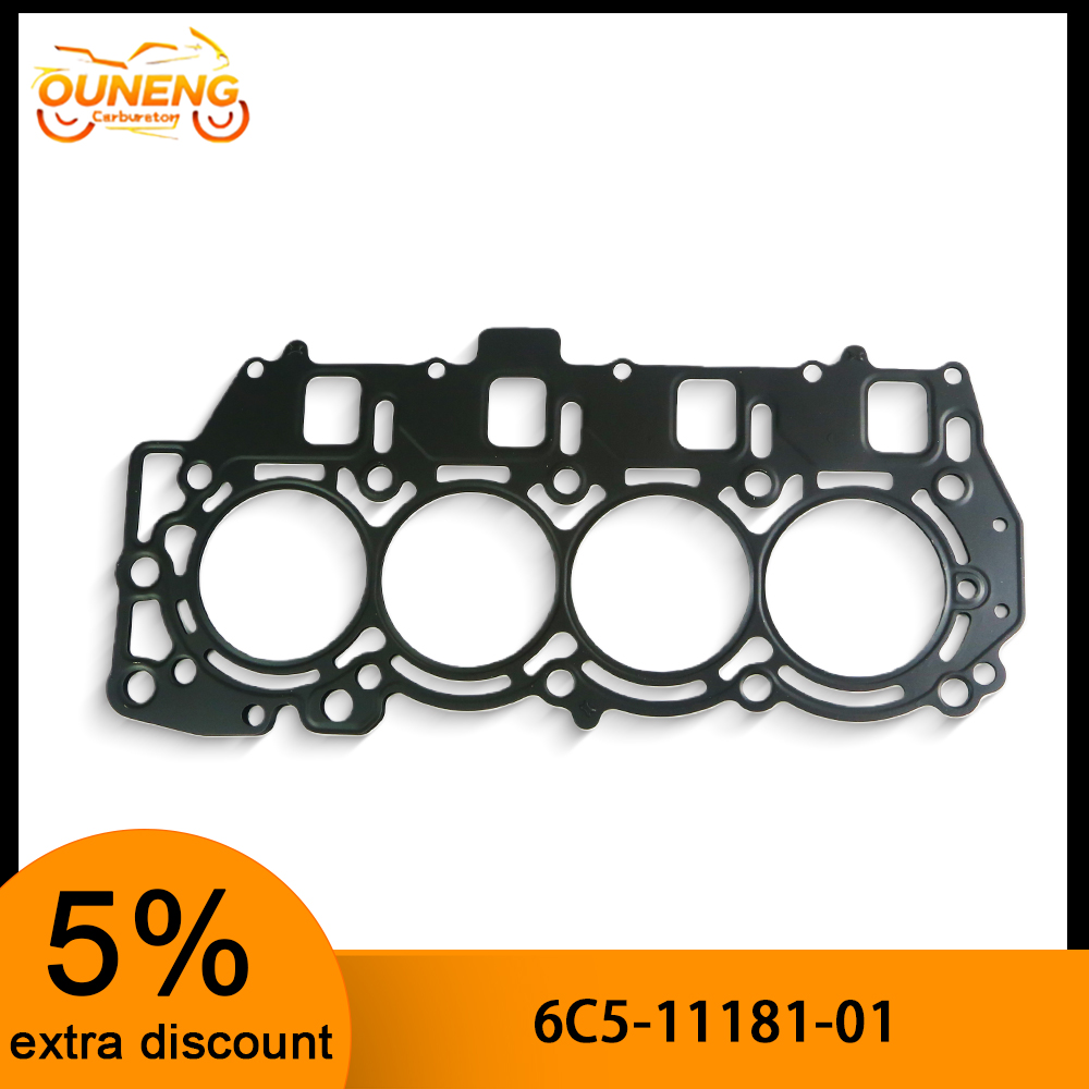 Engine Cylinder Head - Cilinderkoppakking 6C5-11181-01 Voor Yamaha F50 F60